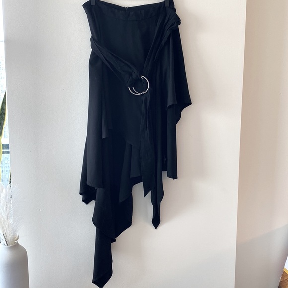 Free People Madison High-Low Belted Midi Skirt - Picture 13 of 13